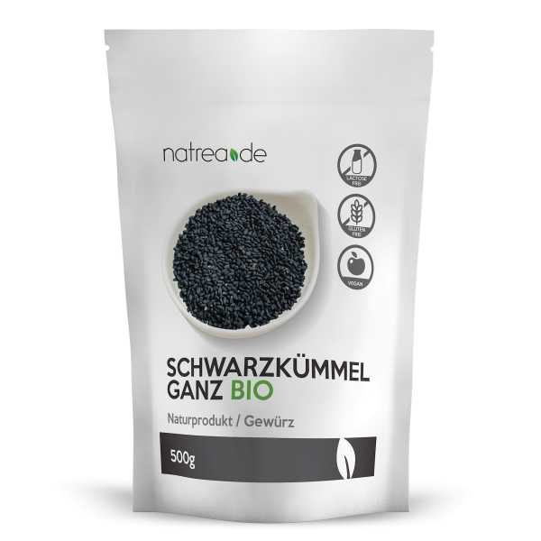 BIO Schwarzkümmel-Samen (Nigella Sativa), 500g