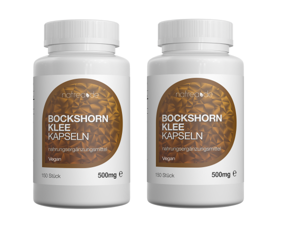 Bockshornklee Kapseln, vegan, 300 Stück, Dose a 75 g (2 x 150 Kapseln)