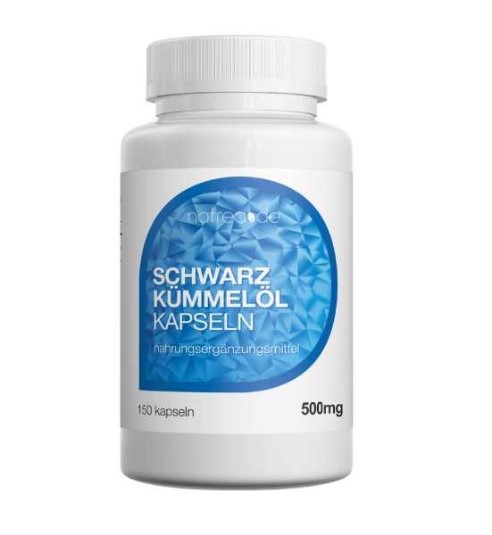 Schwarzkümmelöl Kapseln, 150 Stück, Dose a 101,6 g (1 x 150 Kapseln)