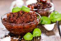 Paprika Pesto mit Arganöl Paprika Pesto mit Arganöl