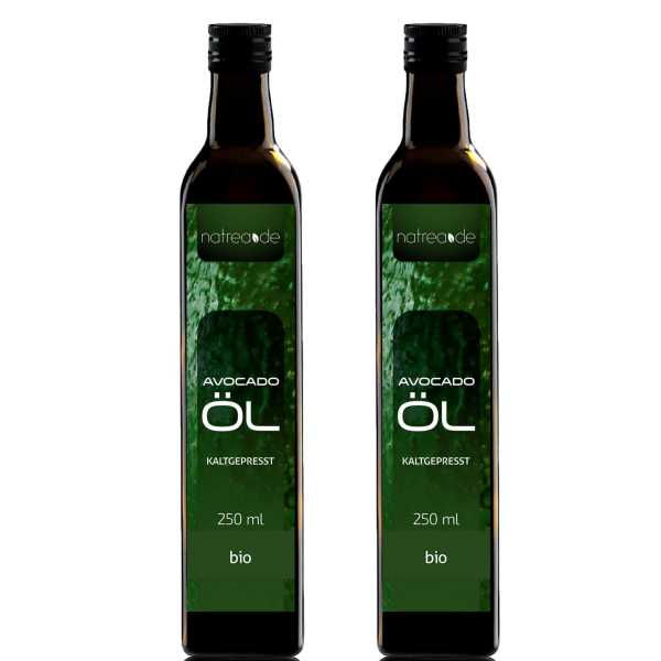 BIO-Avocadoöl, kaltgepresst - 2x250 ml