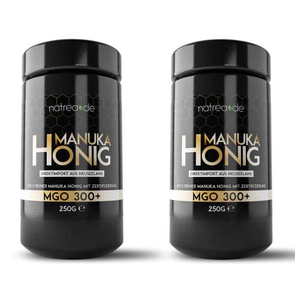 Manuka Honig, MGO 300+, 2er Pack (2 x 250 g)