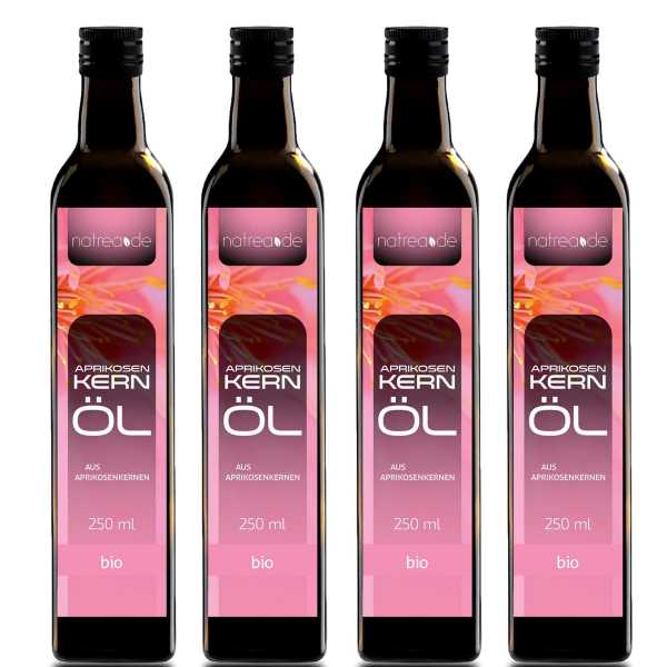 BIO-Aprikosenkernöl, kaltgepresst - 1 Liter